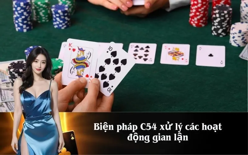 Biện pháp C54 xử lý các hoạt động gian lận